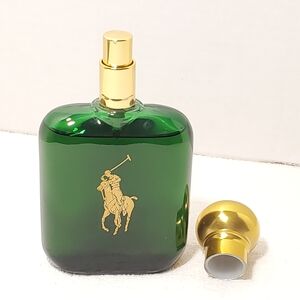Vintage Ralph Lauren Polo Green Men's Cologne 4 oz Bottle Spray Eau De Toilette